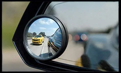 Eliminating blind spots with our Wide Angle Adjustable Convex Rear View Mirrors